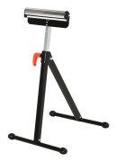 Rootz Roller Stand - Roller Support - Justerbar Roller Stand - Extra Stand - Support Stand - Metall - Svart - 44 X 50 X 68-110 cm