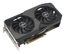 ASUS Dual Radeon RX 6600 V2 8GB - Grafikkort - Radeon RX 6600 - 8 GB GDDR6 - PCIe 4.0 - HDMI, 3 x DisplayPort - grå - låda