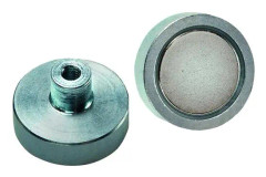Magnet 3975 NEO Ø25 platt M4 gängad hylsa
