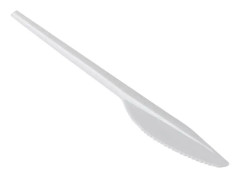 Knivset Algon Vit Återanvändningsbar 16,5 cm 100 antal