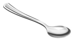 Set med skedar Algon Silvrig Återanvändningsbar Efterrätt 13 cm 12 antal