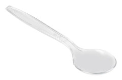 Set med skedar Algon Transparent Återanvändningsbar 16,6 cm 100 antal