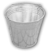 Förzinkad hink 12L