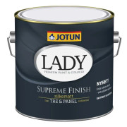 JOTUN LADY SUPREME FINISH SILKEMAT 15 HVID BASE 2,7 liter