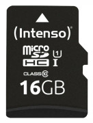Intenso Performance - Flash-minneskort (adapter, microSDHC till SD inkluderad) - 16 GB - UHS-I U1 / Class10 - microSDHC UHS-I