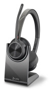 POLY Voyager 4320 UC Headset Wireless Head-band Office/Call center USB Type-C Bluetooth Charging stand Black