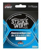Strike Wire Fluorocarbon, 0,28mm/5,31kg - 100m, Invisible