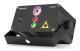 Laser Athena BeamZ Athena batteri disco laser med 2 gobo lasrar och multicolor LED