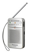 Panasonic -RF-P50DEG - portable radio - FM/MW - Mono - Silver