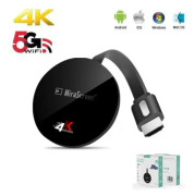 Mirascreen G7 Plus 2.4G 5G 4K Video Dongle Streamer för HD Digital TV Wireless Dongles HDMI WiFi Display Android