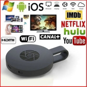WiFi Wireless Display Dongle för HDMI Adapter Portable TV Receiver Airplay Mirroring Screen från telefon till Big Miracast Support 720P