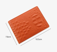 Crocodile Pattern Driver License Cover Universal Driver License Holder Card Slot ID Card Holder(Black)