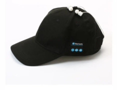 Trådlösa Bluetooth hörlurar Sport Music Cal Baseball Cap Ourdoor Headset svart