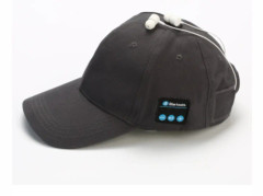 Trådlösa Bluetooth hörlurar Sport Music Cal Baseball Cap Ourdoor Headset gray