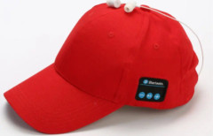 Trådlösa Bluetooth hörlurar Sport Music Cal Baseball Cap Ourdoor Headset Big Red