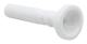 Trumpet Mouthpiece för Student Cavalry Musical Instrument Tillbehör Vit