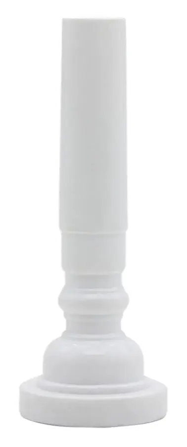 Trumpet Mouthpiece för Student Cavalry Musical Instrument Tillbehör Vit