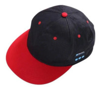 Wireless Bluetooth Headset Music Call Stereo Baseball Cap Peaked Red