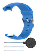 Wrist Band för Garmin Approach S3 GPS Watch Elegant Silicone Strap med verktygsindividualiserad Justering blå
