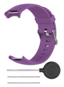 Wrist Band för Garmin Approach S3 GPS Watch Elegant Silicone Strap med verktygsindividualiserad justering lila