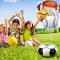 8 PCS Ball Team Game Sports Themed Party Decoration Balloons,Style: Agate Blue Rugby