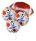 8 PCS Ball Team Game Sports Themed Party Decoration Balloons,Style: Agate Blue Rugby
