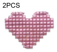 2 PCS Love Shape Background Wall Balloon Confession Wedding Decoration Balloon(Pearl Pink)