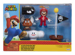 Super Mario Figurer Cloud Diorama 5-pack