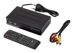 DVB-T2 TV Tuner Terrestrial Receiver DVB S/S2 Digital Satellite Support H.265 AC3 Dobly EU plug