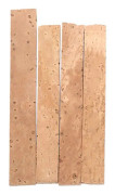 Big och 3 Small Bb Clarinet Natural Corks Saxophones Neck Joint Repair Sheet Set Musical Instruments Tillbehör Trä färg