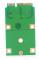Portable M2 NGFF mSATA Replacement Converter M.2 Solid State Drive Adapter Card SSD grön