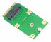 Portable M2 NGFF mSATA Replacement Converter M.2 Solid State Drive Adapter Card SSD grön