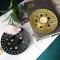 DH2303-07 Retro Hollow Iron Art Decorative Candle Holder Jewelry Storage Rack Shooting Props(Black)