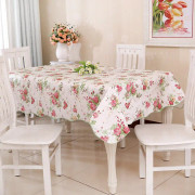 PEVA Oil & Water Resistant Coffee Table Tablecloth, Size: 90x90cm(No.384)
