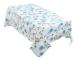 PEVA Oil & Water Resistant Coffee Table Tablecloth, Size: Round 183cm(Blue Windmill)