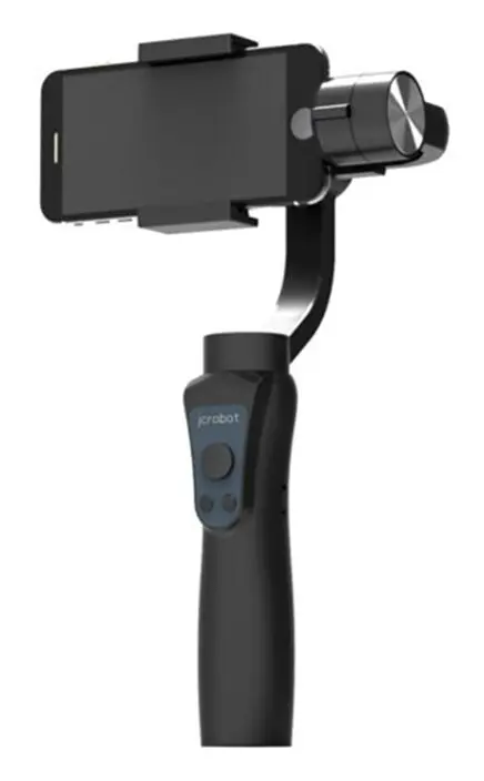 Handhållen Bluetooth Stabilizer för smartphones Action Camera FPV Selfie Parts svart