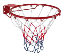 Basketring + nät 45 cm röd