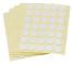 10pcs/sheet 60x0.8mm Round Transparent Double-Sided Adhesive Tape Waterproof Traceless Acrylic Glue