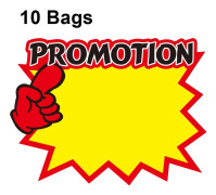 WM-107 10bags 18x14cm Explosion Sticker Product Price Tag Supermarket Price Label