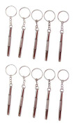 INF Multifunktionsglasskruvmejsel 10 st Silver
