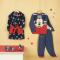 Mickey Mouse House Slippers Navy Blue