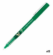 Penna Roller Pilot V7 Grön 0,5 mm Nål (12 antal)
