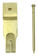 SWG Wall Kroge med stål kanyle SET Gr. 0/1/2, brassed Stål i messing 6 stk