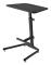 Desk Maclean standing table for working table, height adjustment, gas spring, white, max height 120cm, MC-849