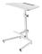 Desk Maclean standing table for working table, height adjustment, gas spring, white, max height 120cm, MC-849