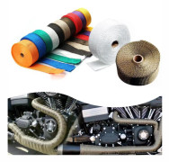 Car Modification isolering Belt Motorcycle Exhaust Pipe Cotton Heat Resisting Cloth Titanium