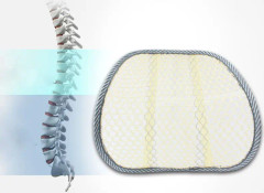 Universal Car Back Seat Support Mesh Lumbar Brace Cool Summer Breathable Office Home Ice silk_37cm*40cm