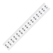 WAGO 211-835 211-835 Kabelmarkeringssystem Monteringssätt: Buntband Utskriftsområde: 25 x 11 mm Vit Antal märkningar: 5