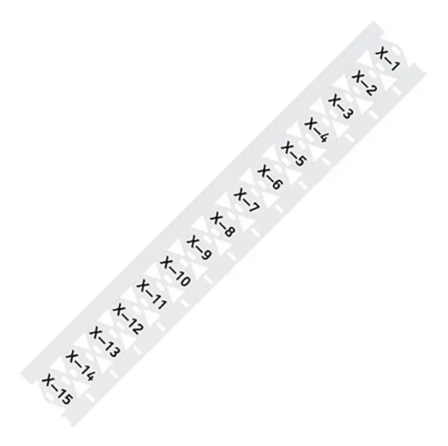 WAGO 211-835 211-835 Kabelmarkeringssystem Monteringssätt: Buntband Utskriftsområde: 25 x 11 mm Vit Antal märkningar: 5