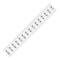 WAGO 211-835 211-835 Kabelmarkeringssystem Monteringssätt: Buntband Utskriftsområde: 25 x 11 mm Vit Antal märkningar: 5